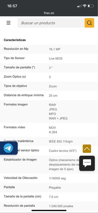 Cámara EVIL Olympus E‑M10 Mark III + 14-42mm Nueva