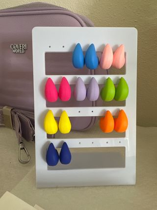 Orecchini a goccia multicolor