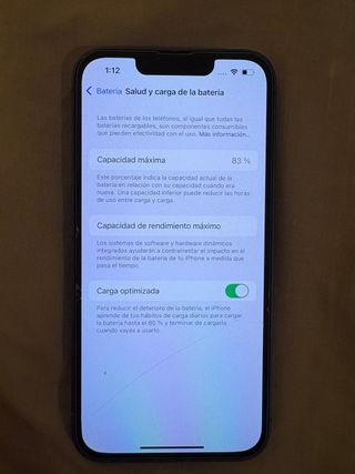 iPhone 13 128gb - 83% batería
