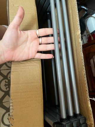 Tendedero plegable metálico