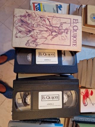 VHS El Quijote (2 cintas)