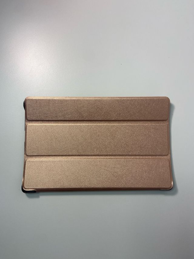 Funda tablet rosa gold