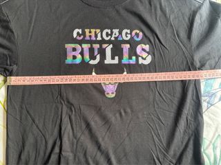 Camiseta Chicago Bulls negra, talla S