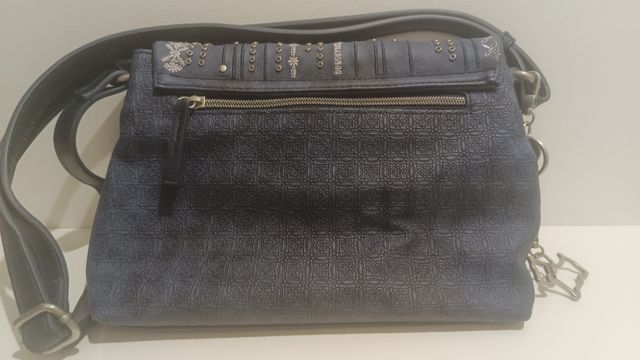 Bolso Dogs by Beluchi - Azul con tachuelas 
