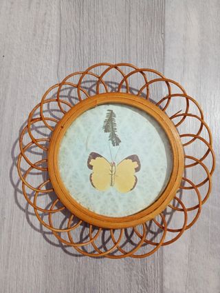5 posavasos vintage mariposas