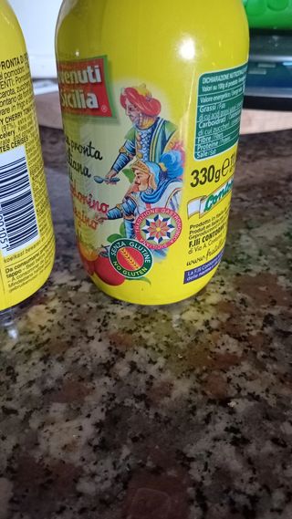 2 Bottigliette vuote Benvenuti Sicilia