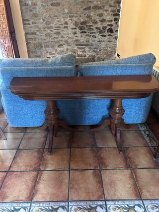 Mesa comedor extensible madera