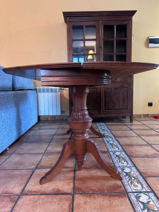 Mesa comedor extensible madera