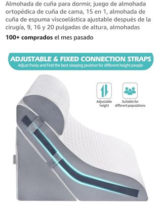 Almohada cuña ortopédica - 3 alturas