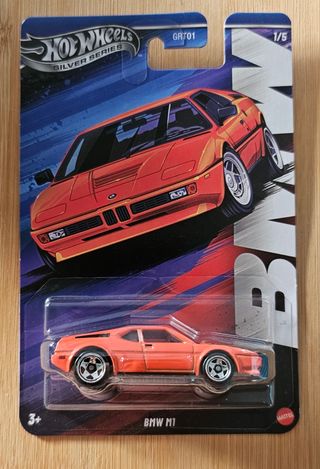 Hot Wheels BMW M1 Silver Series