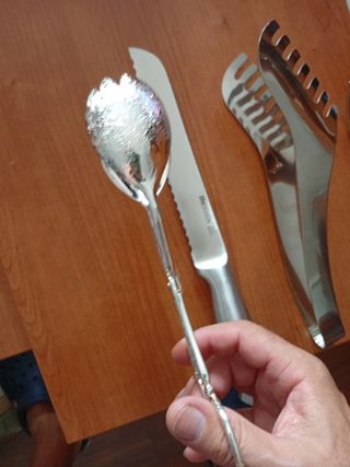 Cubertería de metal - 9 piezas