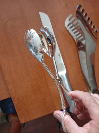 Cubertería de metal - 9 piezas