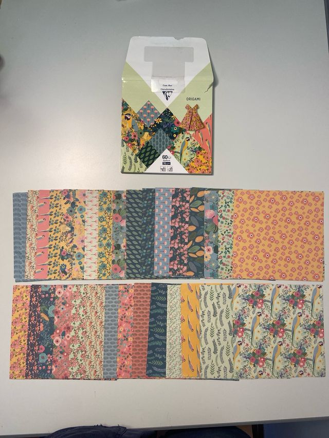 Papeles Origami 60uds. - Clairefontaine