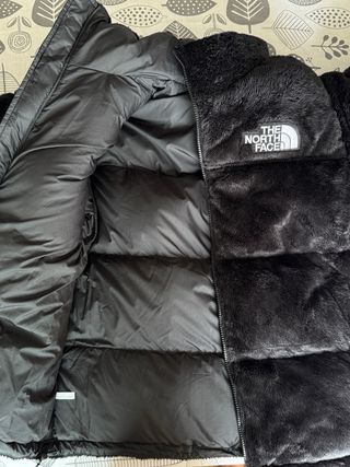 Chaqueta The North Face Nuptse de Velvetón negra