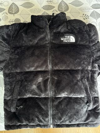 Chaqueta The North Face Nuptse de Velvetón negra
