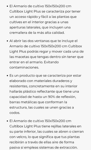 Armario Cultivo Interior