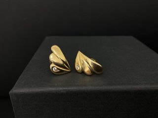 pendientes oro 18k con piedra