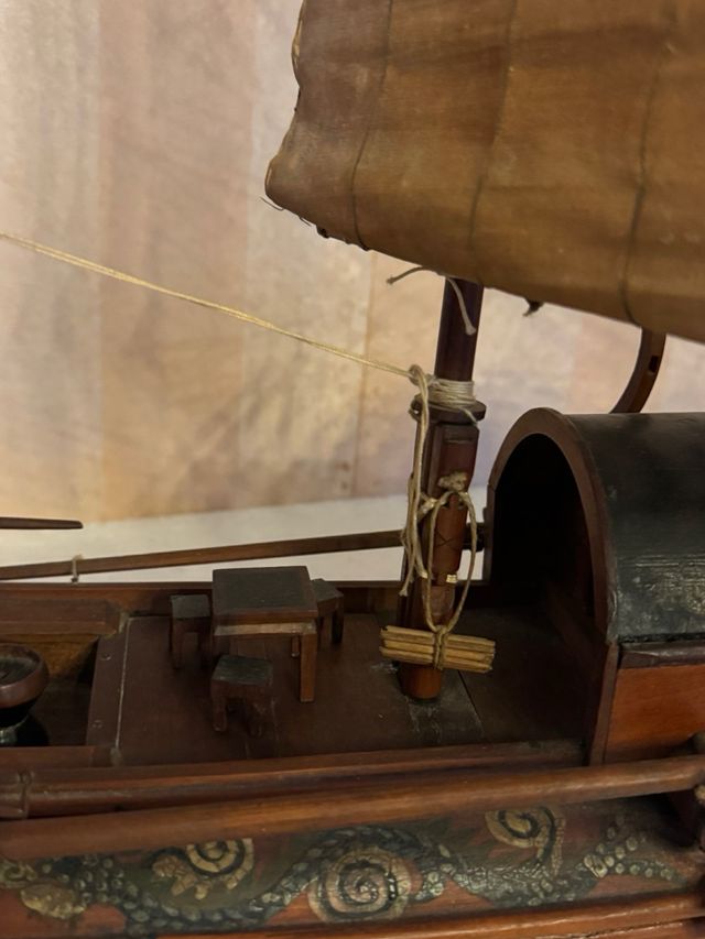 Modellino Giunca Cinese Antica