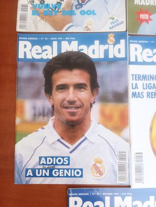 PACK LOTE REVISTAS REAL MADRID AÑOS 1991 Y 1992
