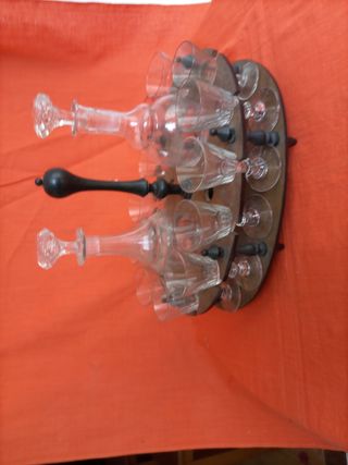 Juego copas de licor vintage