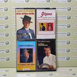 Lote JUANITO VALDERRAMA Cintas Cassette