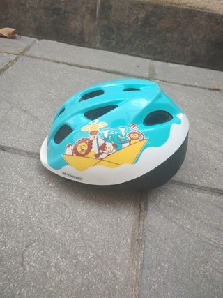 Bicicleta infantil Charm 141 niña con casco