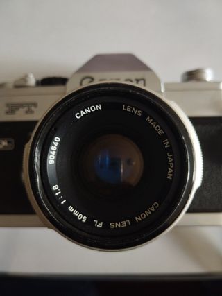 Canon FT QL + Objetivo 50mm