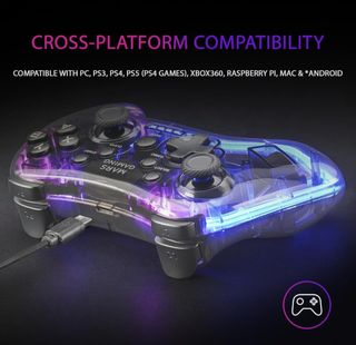 Mando Inhalambrico Mars Gaming MGP-24 RGB 