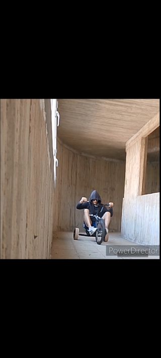 Triciclo de derrapes modificado