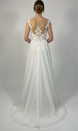 Vestido novia Monica Loretti Modelo Agnella T42