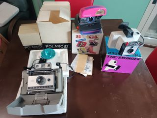 3 Polaroid vintage: Spice, Swinger