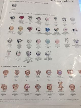 Pulsera Pandora 10 charms rosa