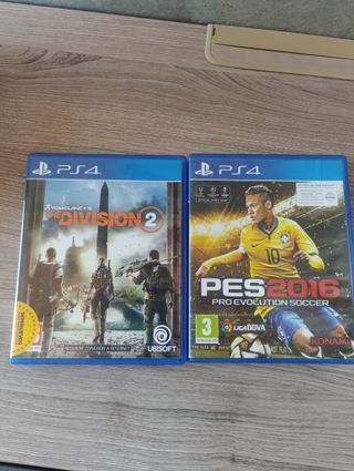 PS4 (PlayStation 4): PES 2016 & The Division 2