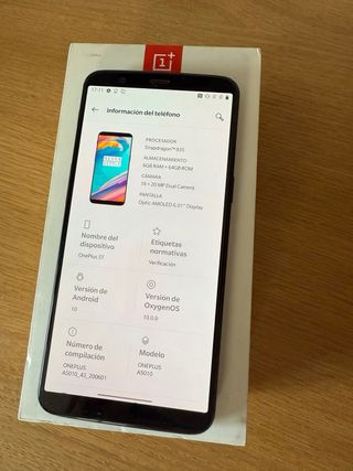 OnePlus 5T Negro - 64GB