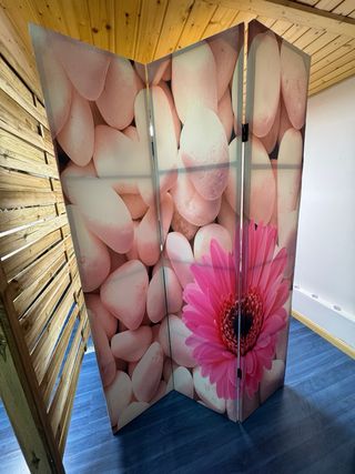 Biombo decorativo 3 paneles