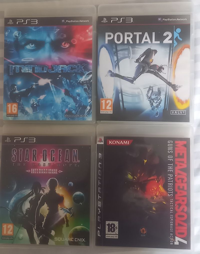 Imagen de 4 juegos PS3: Metal Gear, Portal 2, MindJack, Star