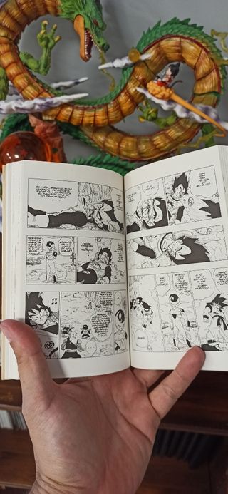 Lote de comics serie blanca dragón ball