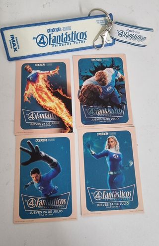 4 Fantásticos: Cromos película