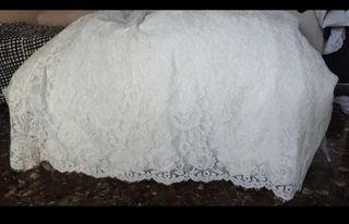 Vestido novia blanco encaje