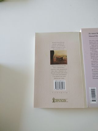 Libros Manuel Rivas: ¿Que me queres, amor? + As vo