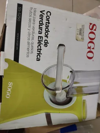 Cortadora de verduras SOGO - 6 accesorios Eléctric