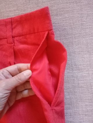 Shorts rojos Stradivarius