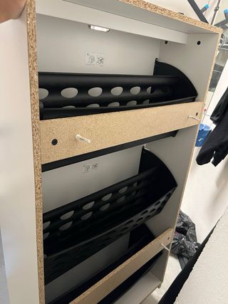 Zapatero Ikea blanco - 3 cajones
