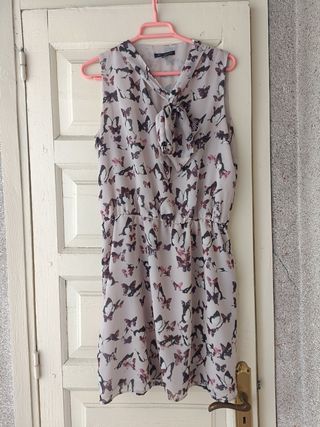Vestido estampado mariposas