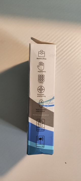 Ratón inalámbrico blanco