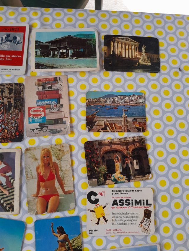 Calendarios bolsillo antiguos