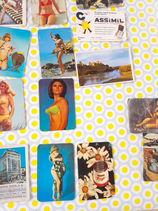 Calendarios bolsillo antiguos