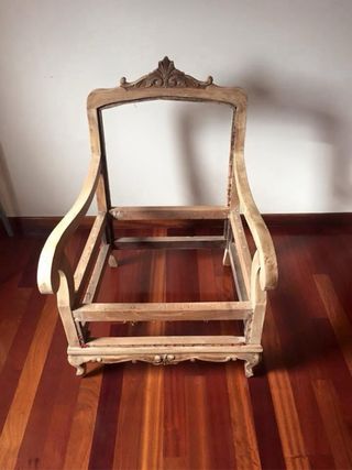 Sillón centenario restaurado 