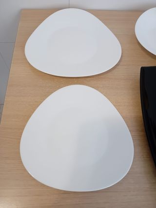 Vajilla porcelana 13 piezas - blanco&negro