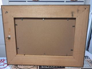 Marco madera dorado - Retro